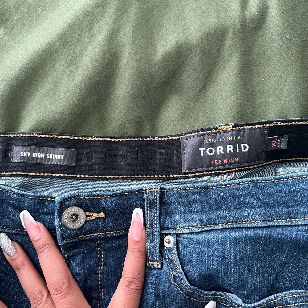 Torrid high rise skinny jeans